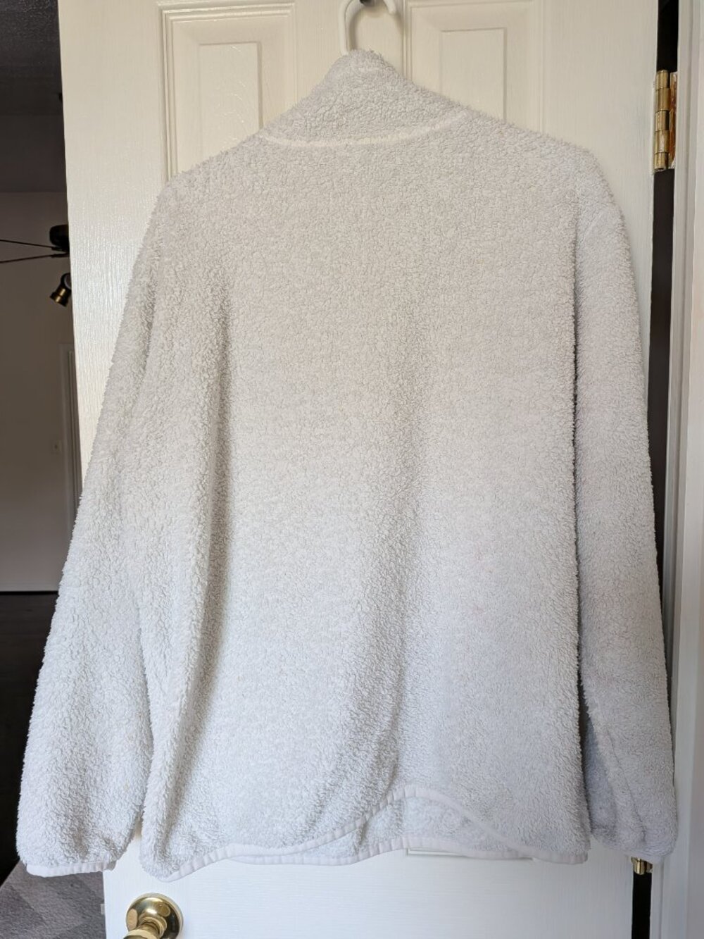 Patagonia Birch White Los Gatos 1/4 Zip Fleece | Size X-Large - Picture 2 of 4